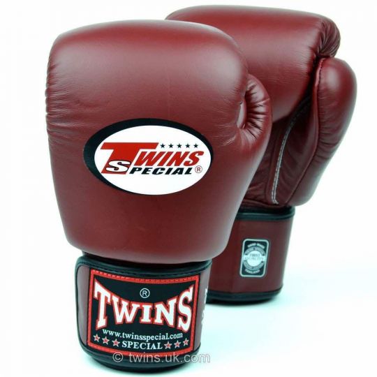 Twins Boxing Gloves - Burgundy