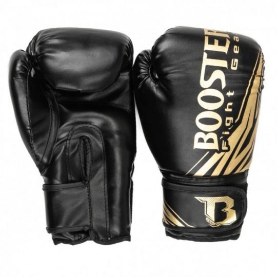 Booster BT Champion Kids Boxing Gloves - Black/Gold 